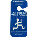 Chocoholic Parking-Rear-View Mirror Signs-Goofy That